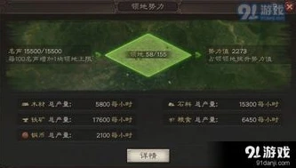 三国志战略版各级地势力值计算_三国志战略版各级地势力值全解析，深入探究资源与战略布局