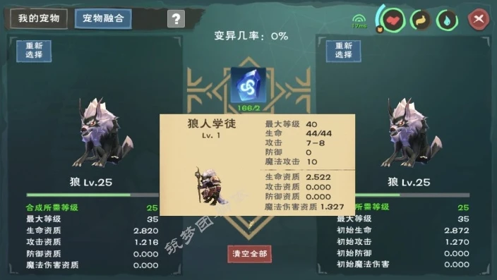 创造与魔法狼人巫祝六阶资质多少_创造与魔法，狼人巫祝六阶资质全解析