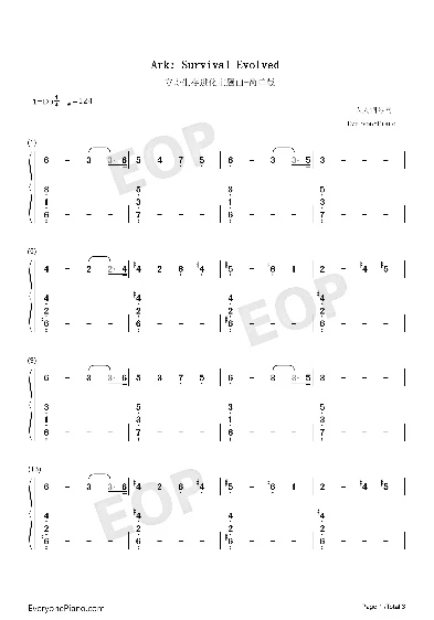 明日方舟主题曲钢琴谱_奏响〈明日方舟〉主题曲，钢琴谱中的幻想世界