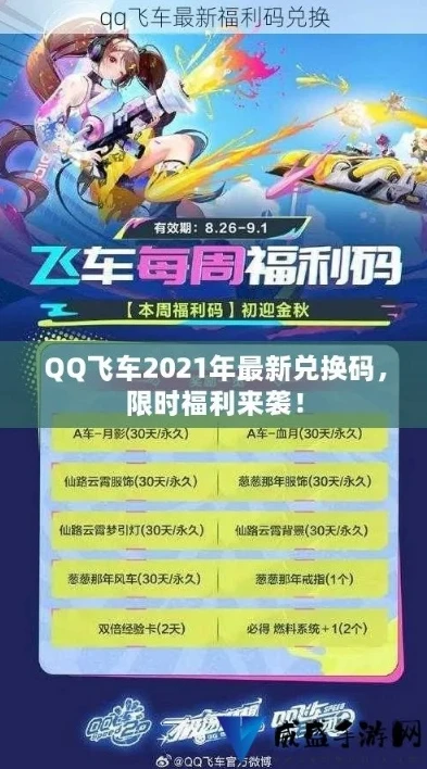 qq飞车福利兑换码2021_QQ飞车端游2021福利兑换码全解析，畅享海量福利