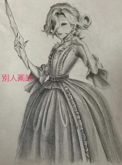 第五人格红夫人画法教学_第五人格红夫人绘画教程，描绘优雅与危险的女伯爵