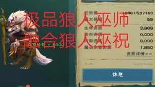 创造与魔法狼人巫祝极品属性_创造与魔法狼人巫祝极品属性全解析，探寻极致战力的奥秘