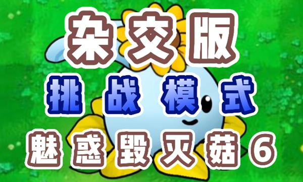 《植物大战僵尸杂交版》魅惑毁灭菇6怎么过