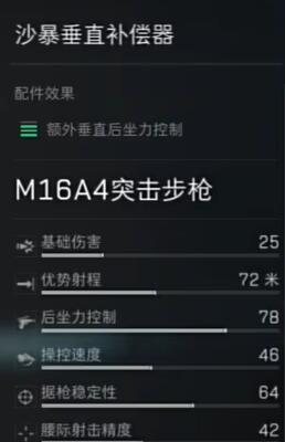 《三角洲行动》M16A4配件推荐攻略